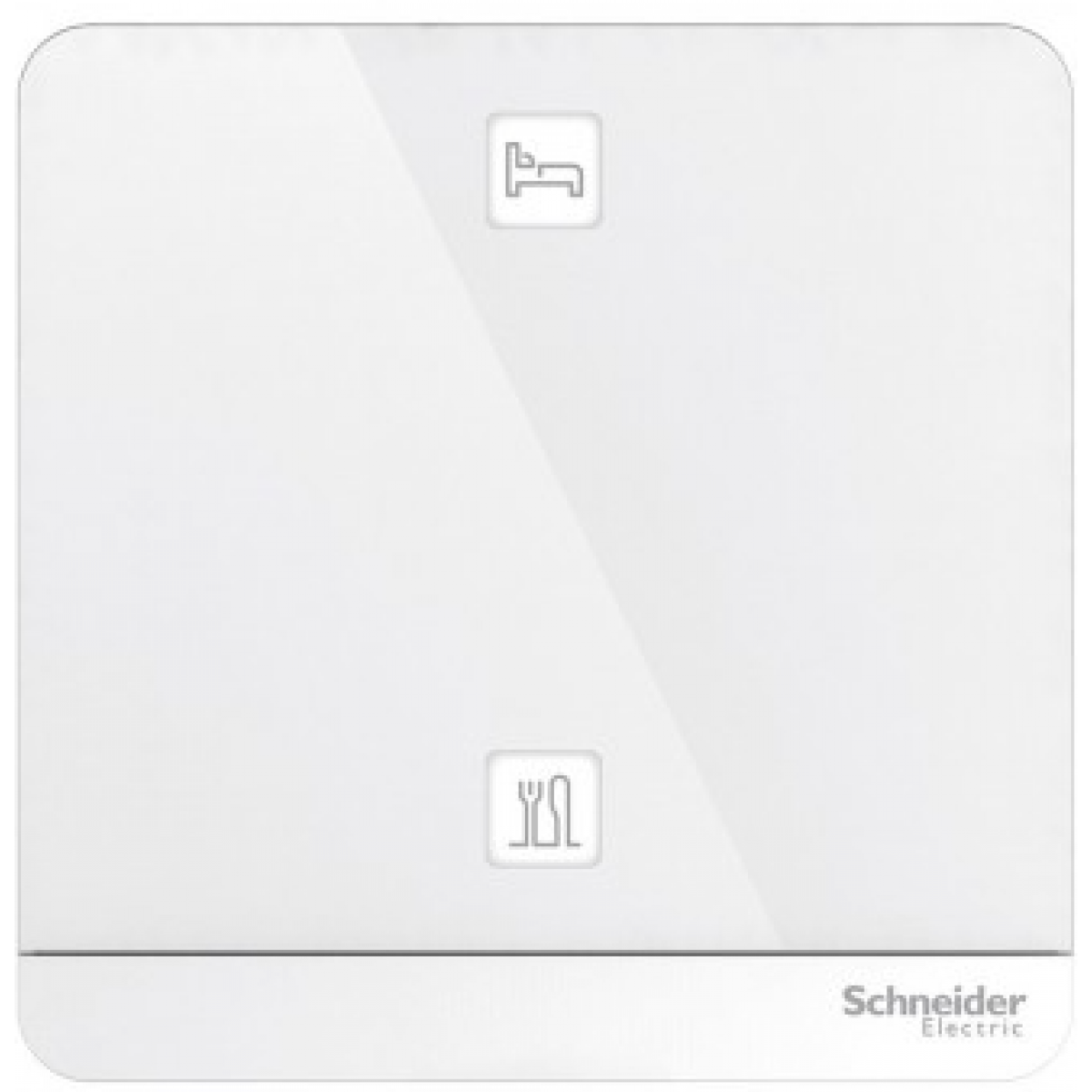 施耐德電氣 Wiser 智能兩位移動場景開關掣 (搪瓷白)